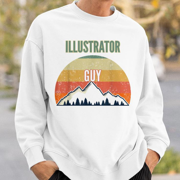 Illustrator For Men Illustrator Guy Sweatshirt Gifts for Him