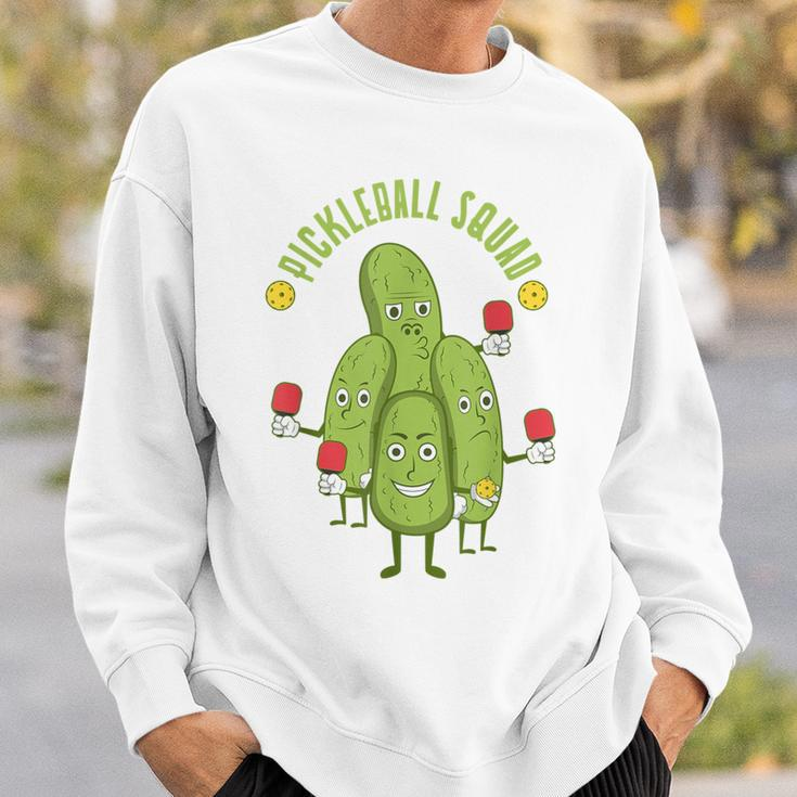 Ironic Pickle Ball Player Dink Pickleball Squad Sweatshirt Gifts for Him
