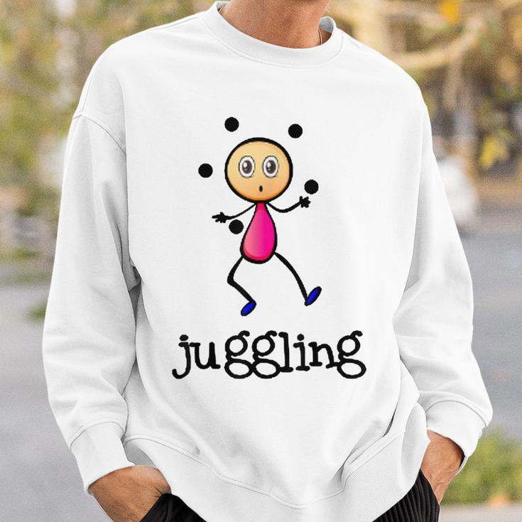 Juggling Stickman Sports Jugglers Juggle Circus Hobby Sweatshirt Gifts for Him