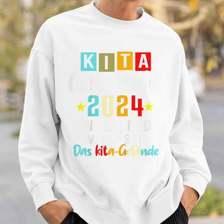 Kinder Kita Geschafft 2024 Kita Abschluss 2024 Kita Abgänger 2024 Sweatshirt Geschenke für Ihn