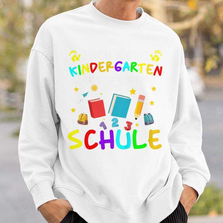 Kinder Mach's Gut Kindergarten Ich Rocke Jetzt Die Schule Sweatshirt Geschenke für Ihn