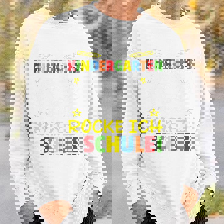 Kindergarten Abschied Jetzt Rocke Ich Die Schule Kindergarten Farewell Sweatshirt Geschenke für Ihn