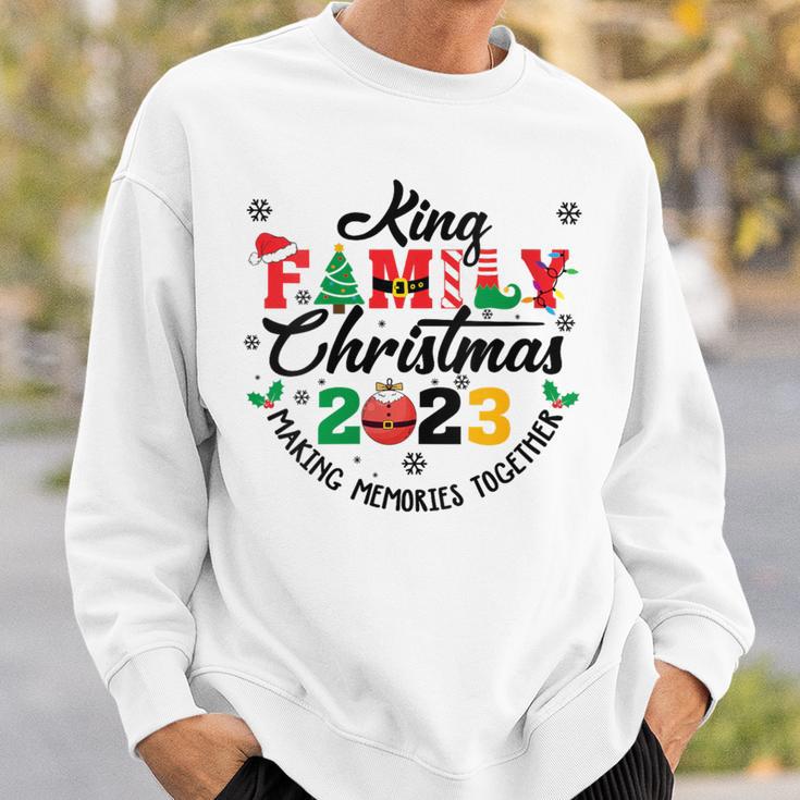 King Family Name Christmas Matching Surname Xmas Sweatshirt Gifts for Him