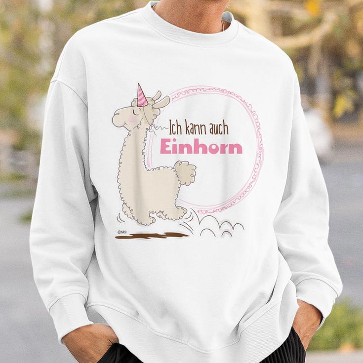 Lama Ich Kann Auch Einhorn By Nici Sweatshirt Geschenke für Ihn