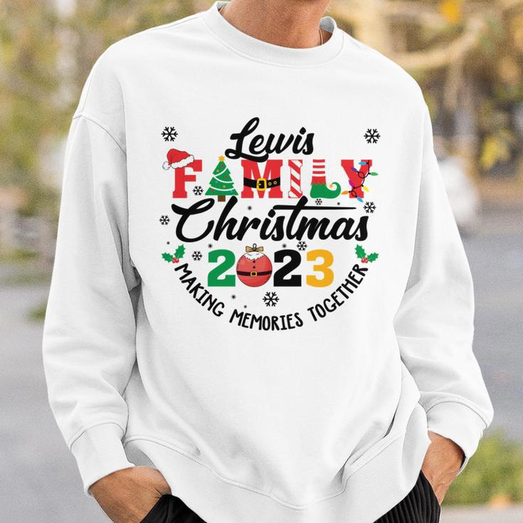 Lewis Family Name Christmas Matching Surname Xmas Sweatshirt Gifts for Him