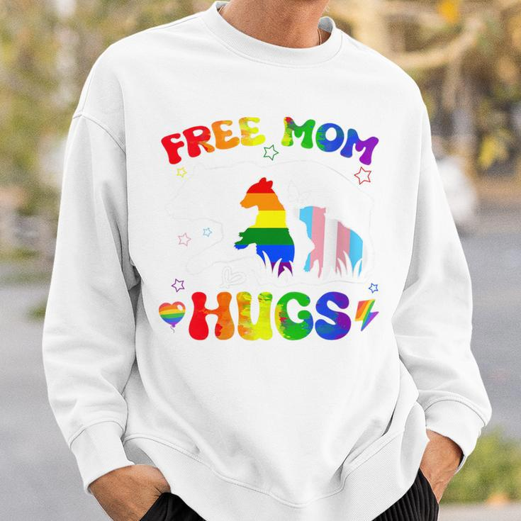 Lgbtq Pride Mama Bear Free Mom Hugs Lgbt Rainbow Sweatshirt Gifts for Him