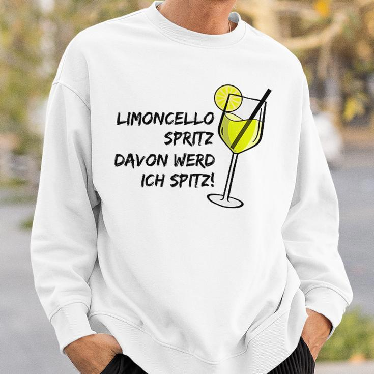 Limoncello Spritz Davon Werd Ich Spitz Lemon Love Trink Fan Sweatshirt Geschenke für Ihn