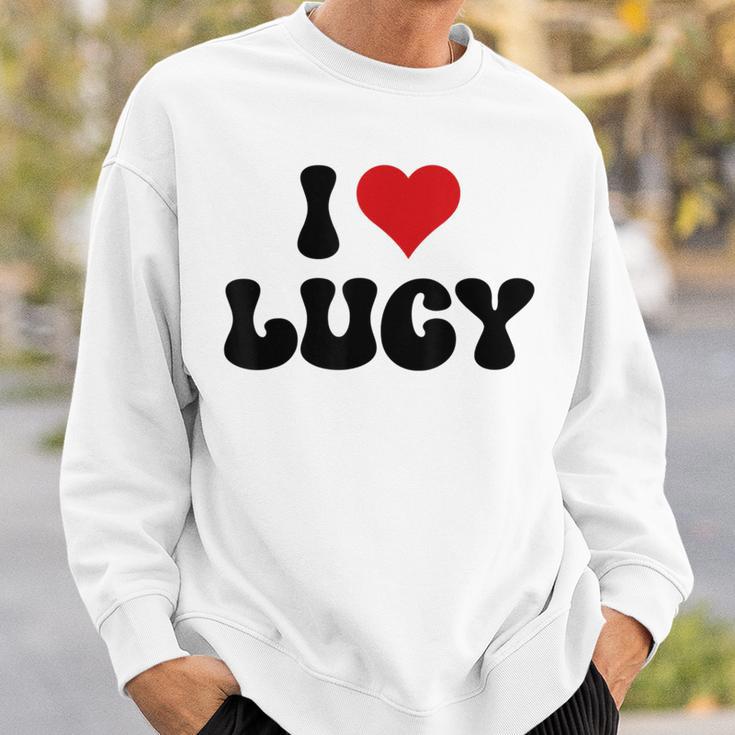 I Love Lucy I Heart Lucy Valentine s Day Sweatshirt Monsterry