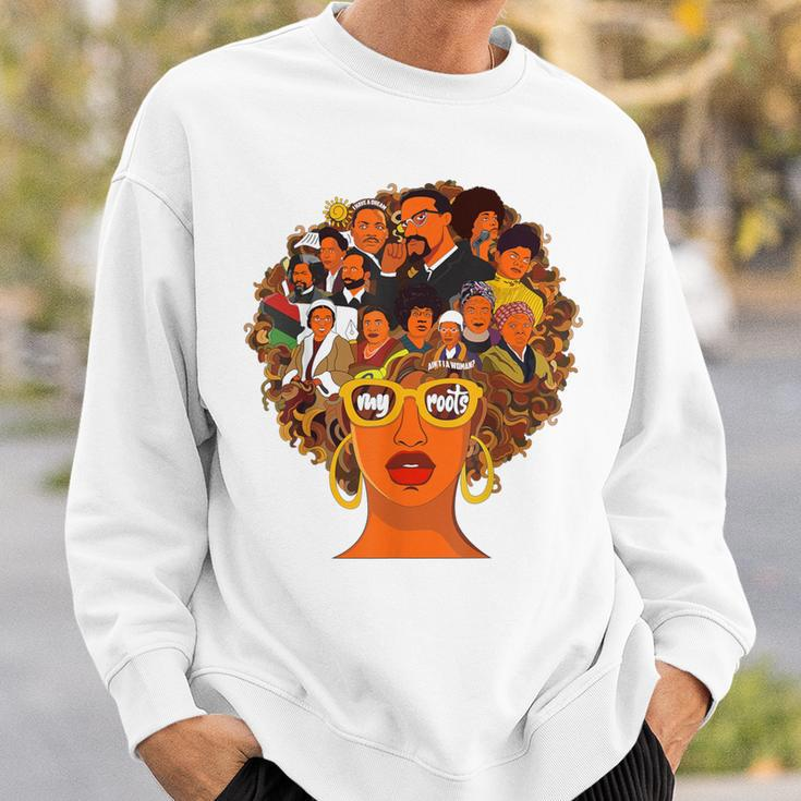 I Love My Roots Back Powerful Black History Month Junenth Sweatshirt Gifts for Him
