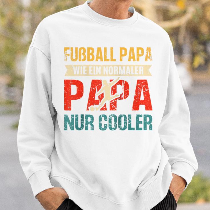 Lustiges Fußball Papa Perfekte Für Fußballliebhaberatertag Raglan Sweatshirt Geschenke für Ihn