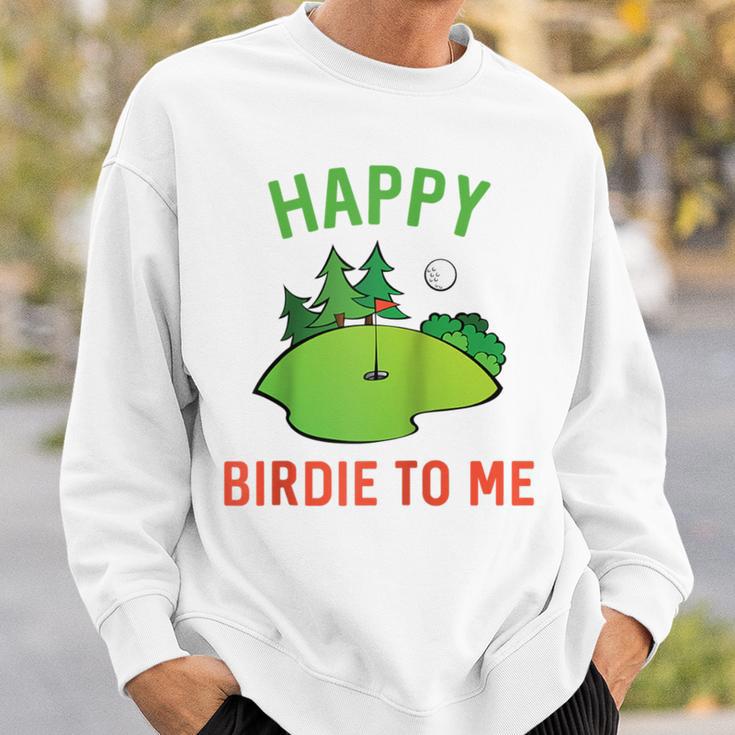 Lustiges Golfspielzeug Happy Birdie To Me Golfer Papa Onkel Geburtstagsgeschenk Raglan Sweatshirt Geschenke für Ihn