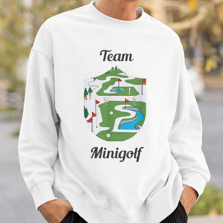 Lustiges Minigolf Team Motiv Mit Lustigem Minigolf Spruch Sweatshirt Geschenke für Ihn