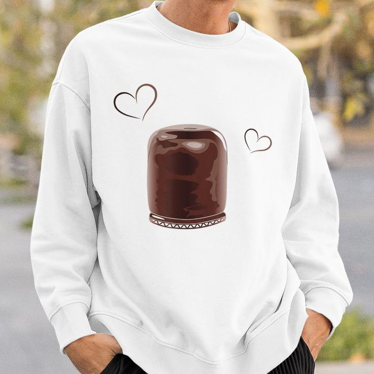 Lustiges Pudding-Liebhaber Sweatshirt, Herziges Motiv für Fans Geschenke für Ihn