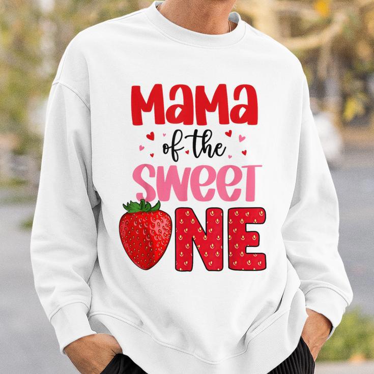 Mama Of The Sweet One Strawberry Birthday Family Party Sweatshirt Gifts for Him