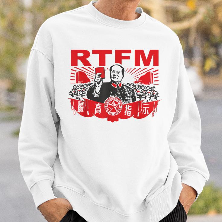 Mao Rtfm Meme Blue Sweatshirt Geschenke für Ihn