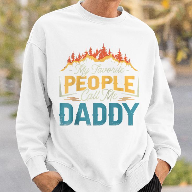 Meine Lieblingsleute Nennen Mich Papa Raglan Sweatshirt Geschenke für Ihn