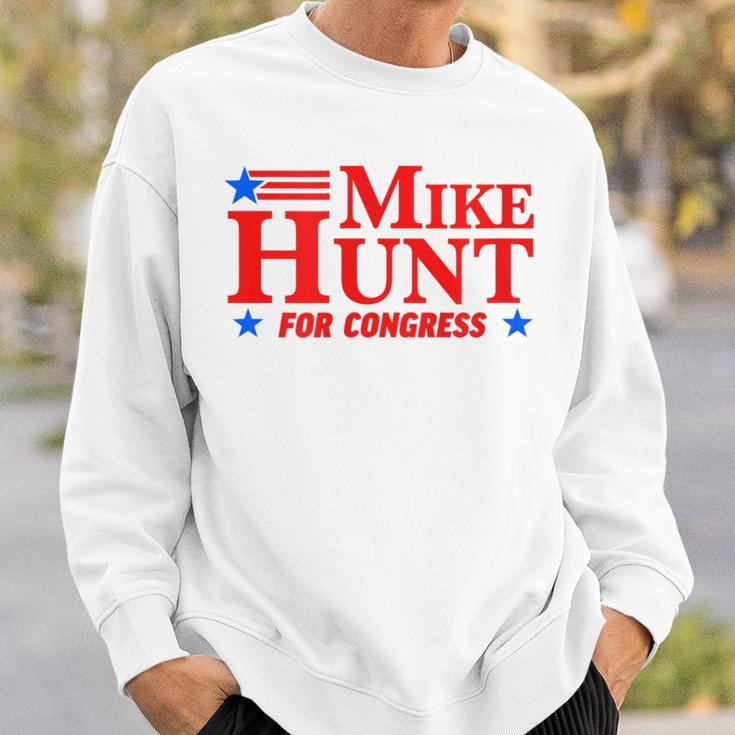 Mike Hunt Humor Political Sweatshirt Gifts for Him