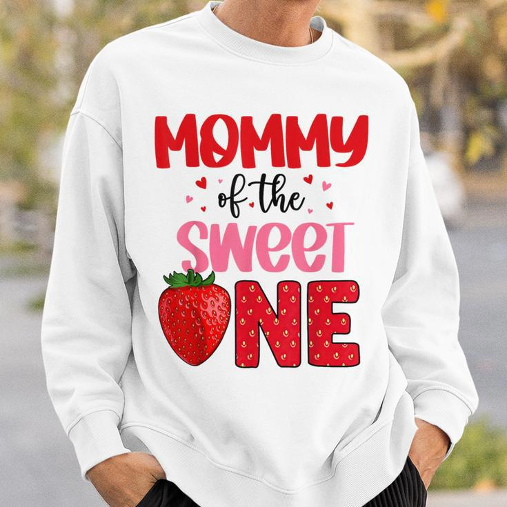 Mommy Of The Sweet One Strawberry Birthday Family Party Sweatshirt Gifts for Him