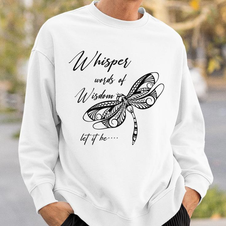 Music Lover Motivational Quote Whisper Word Of The Wisdom Sweatshirt Gifts for Him