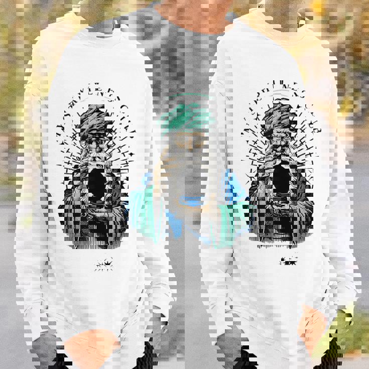 Mystery Illness Club Chronic Illness Humour Spoonie Wizard Sweatshirt Gifts for Him