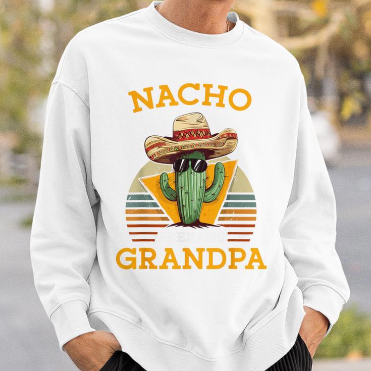 Nacho Average Grandpa Mexican Papa Retro Cinco De Mayo Sweatshirt Gifts for Him