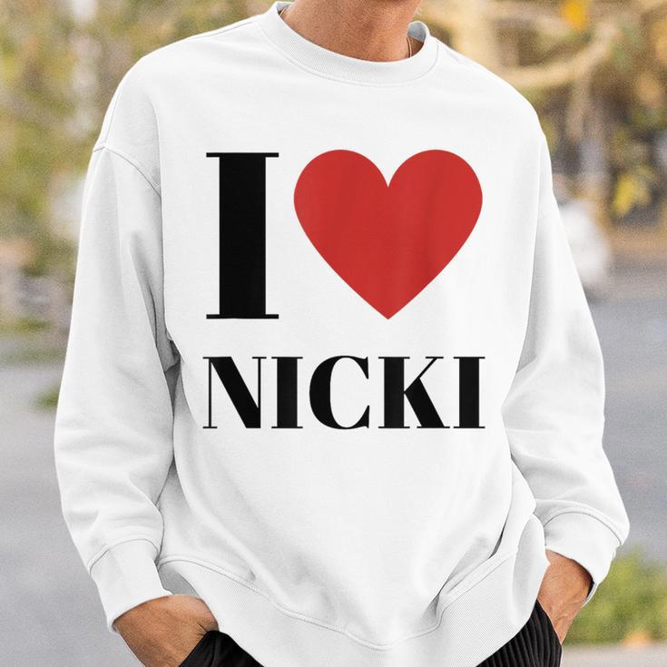 Name Geschenke Idee Lustig Nicki Sweatshirt Geschenke für Ihn