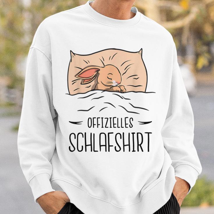 Offizielles Schlaf Süßer Hase Beim Schlafen Sweatshirt Geschenke für Ihn