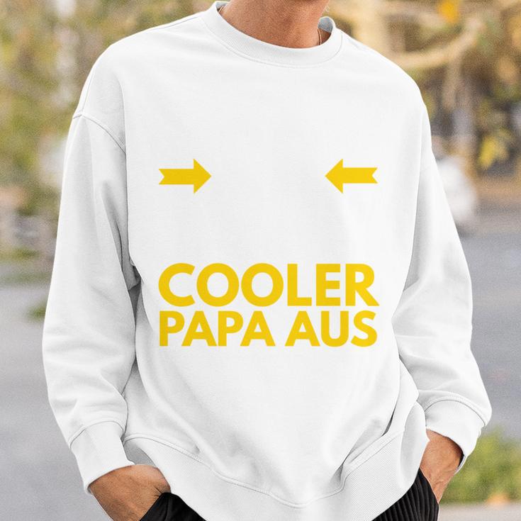 Papa Geburtstagatertag Richtig Cooler Papa Spruch Geschenk Sweatshirt Geschenke für Ihn