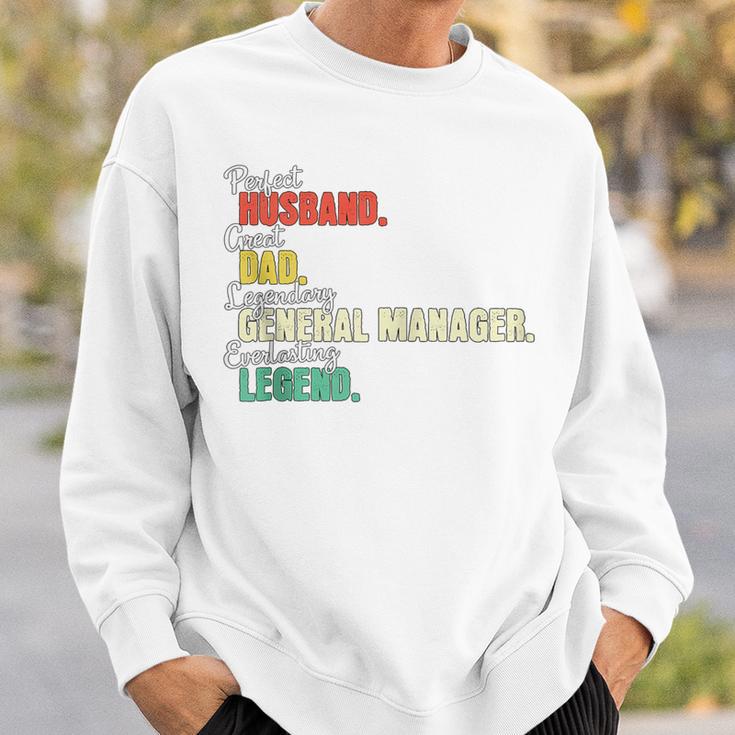 Papa General Manager Legende Kapuzenjacke Sweatshirt Geschenke für Ihn