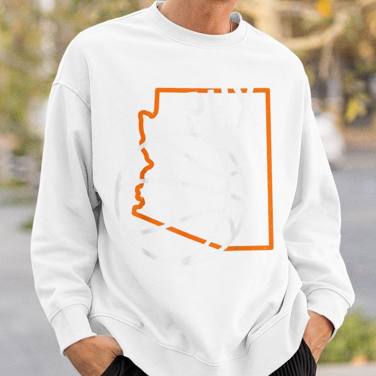 Phoenix Basketball Retro City Arizona State B-Ball Sweatshirt Gifts for Him