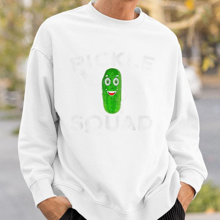 Pickle Squad Pickle Cucumber Sweatshirt Gifts for Him