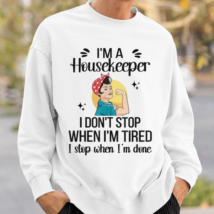 Proud Housekeeper Appreciation Cleaning Housekeeping Sweatshirt Gifts for Him