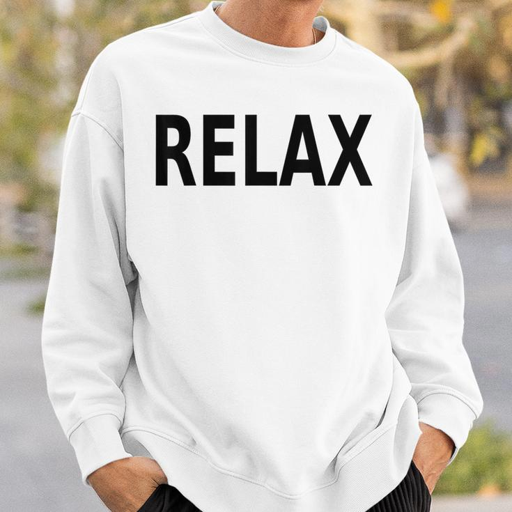 Relax Retro 80S Party Sweatshirt Gifts for Him