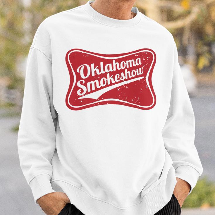 Retro Cowgirl Oklahoma Smokeshow Small Town Western Country Sweatshirt Gifts for Him