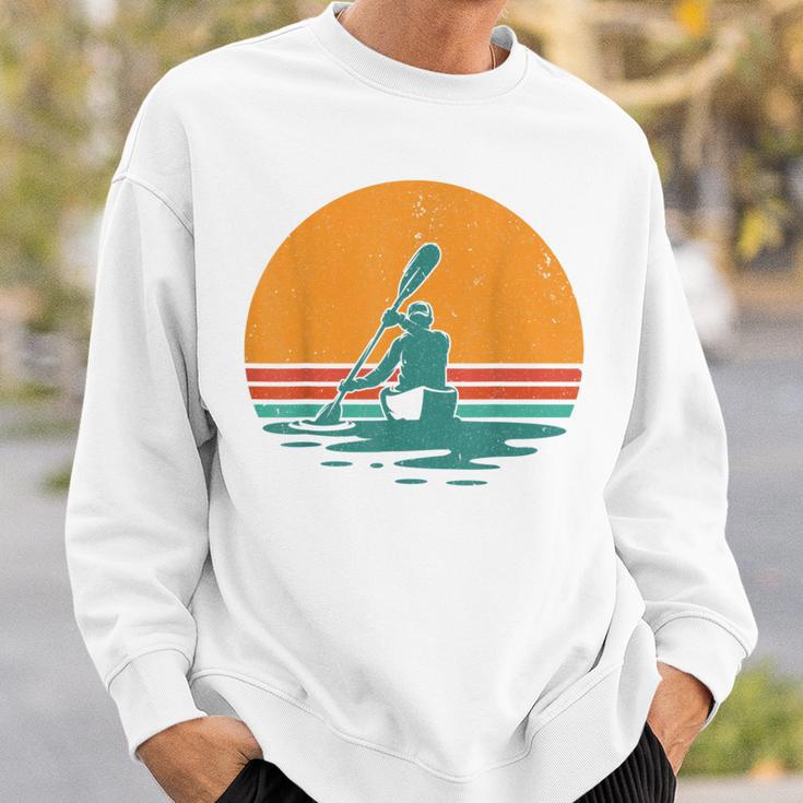 Retro Kayak Sweatshirt Geschenke für Ihn