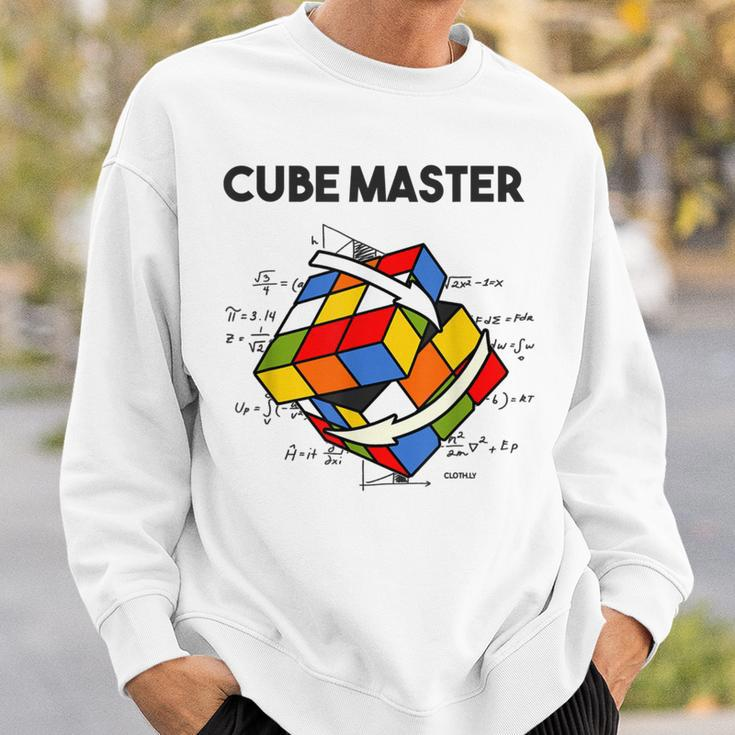 Rubik's Cube Magic Cube Retro Rubi Vintage Nerd White Sweatshirt Geschenke für Ihn