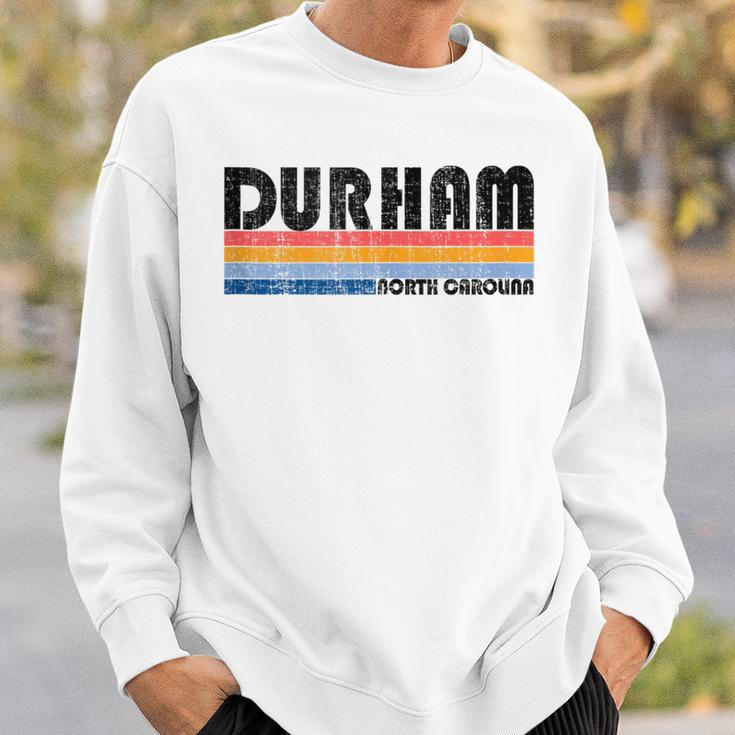 Show Your Durham Nc Hometown Pride With This Retro 70S 80S Sweatshirt Gifts for Him