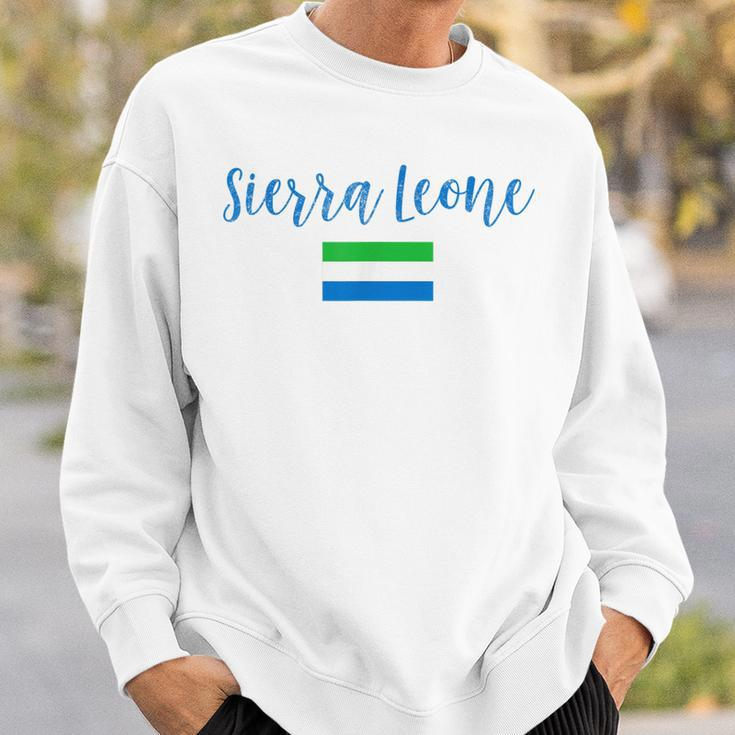 Sierra Leone Sierra Leone Flag Vintage Sweatshirt Gifts for Him
