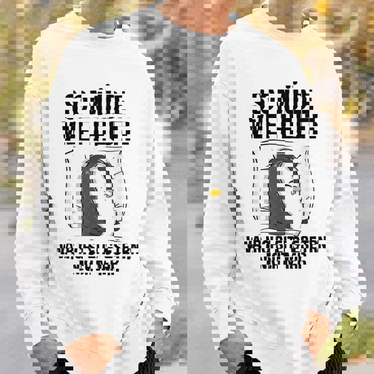 So Müde Wie Heute Penguin Pyjamas Costume Nightdress Penguin Sweatshirt Geschenke für Ihn