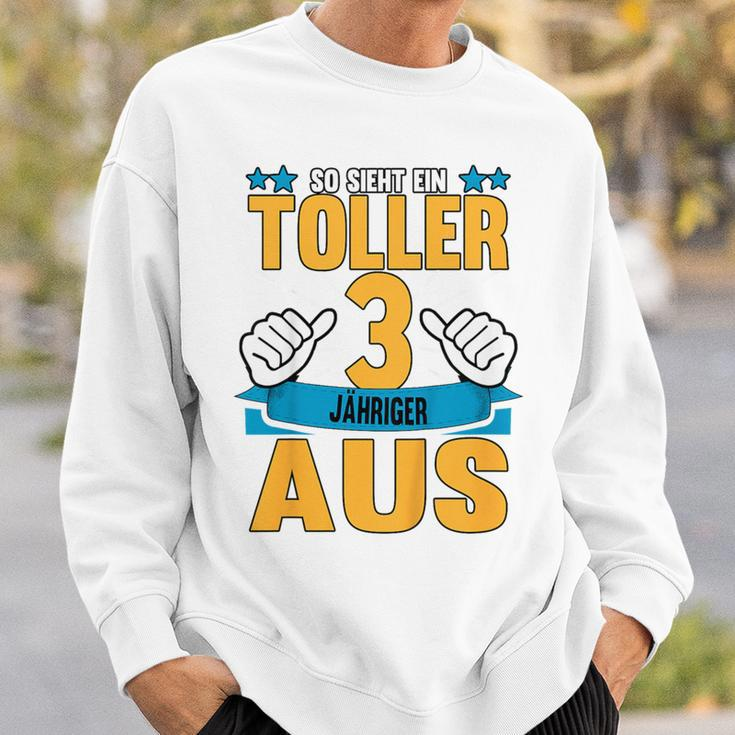 So Sieht Ein Tolles 3-Jähriges Kind aus Sweatshirt, Kreatives Geburtstagsdesign Geschenke für Ihn