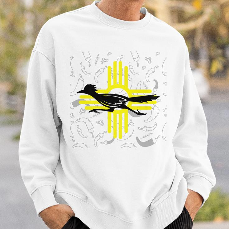 Southwestern New Mexico Spirit Road Runner Zia Chile Pepper Sweatshirt Gifts for Him