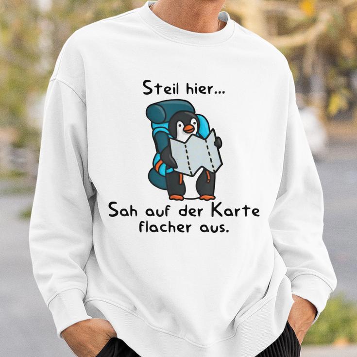 Steil Hier Sah Auf Der Karte Flachaus S Sweatshirt Geschenke für Ihn