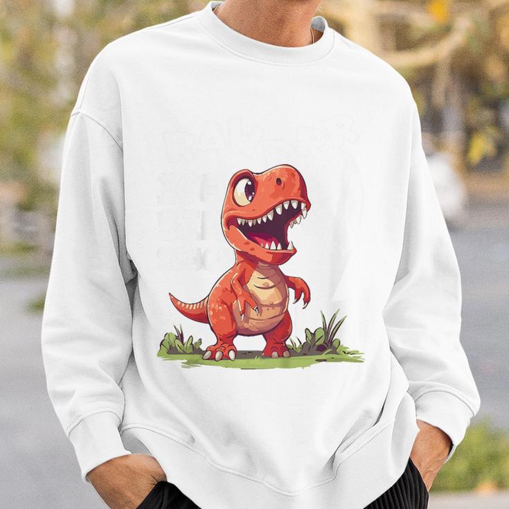 T-Rex 2Nd Birthday Dino Ich Bin Schon 2 Jahre Alt German Langu Sweatshirt Geschenke für Ihn