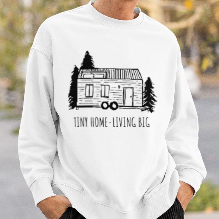 Tiny House Handgezeichnetes Kleines Tiny House Tiny House Sweatshirt Geschenke für Ihn