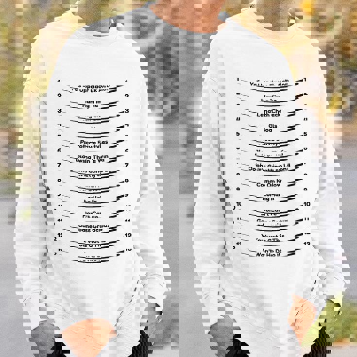 Track Your Long Hair Length Check Hair On The Back Of The Sweatshirt Gifts for Him