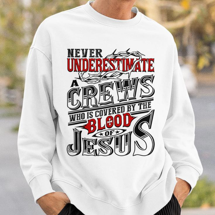 Underestimate Crews Family Name Sweatshirt Gifts for Him