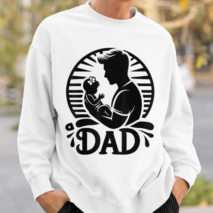 Vatertag Erstes Mal Papa 2024 Soon To Be Dad New Dad Sweatshirt Geschenke für Ihn