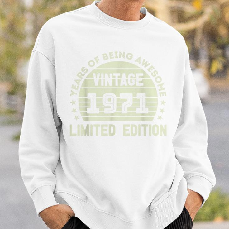 Vintage 1971For Retro 1971 Birthday Sweatshirt Gifts for Him