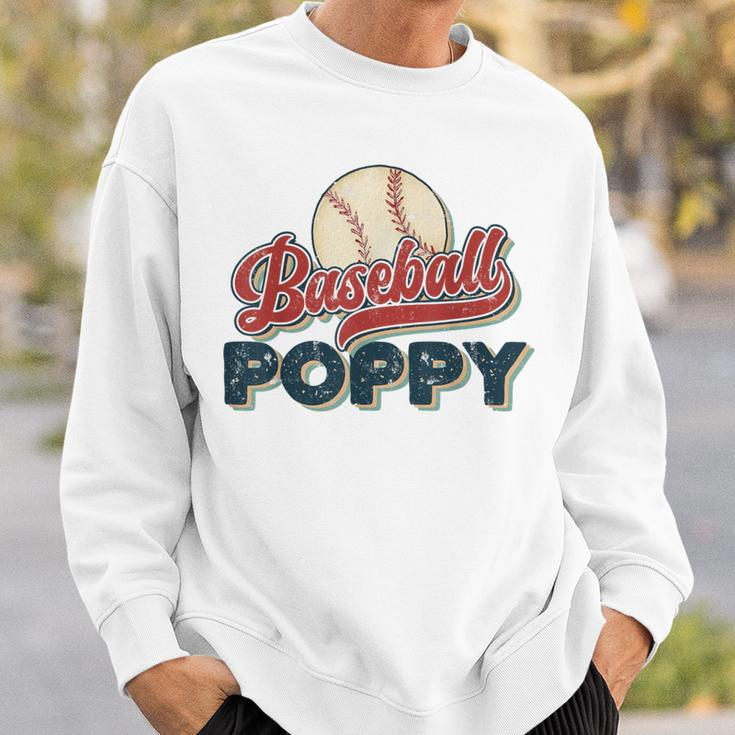Vintage Baseball Poppy Retro Baseball Pride Sweatshirt Gifts for Him