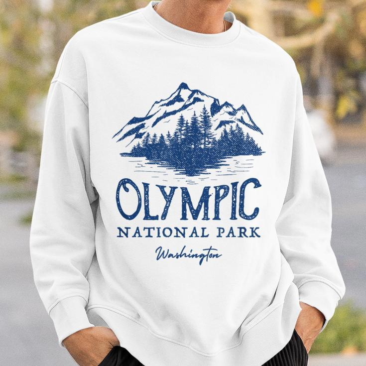 Vintage Olympic National Park Washington Sweatshirt Gifts for Him